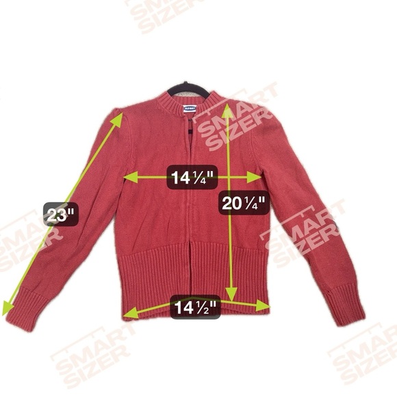 Old Navy Sweater with Hook Closure and Puff Shoulder - Picture 5 of 6